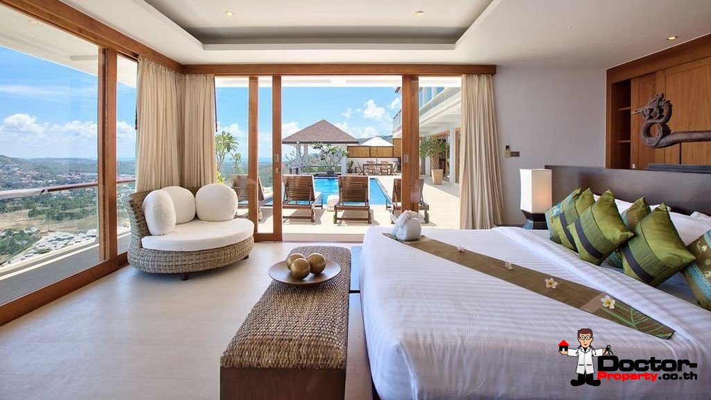Fantastic 4 Bedroom Sea View Villa - Bophut - Koh Samui - for sale